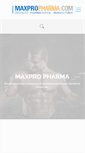 Mobile Screenshot of maxpropharma.com